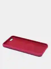 Вишнёвый силиконовый чехол iPhone 6 Plus / 6S Plus, с открытым низом