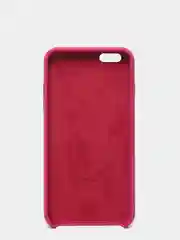 Вишнёвый силиконовый чехол iPhone 6 Plus / 6S Plus, с открытым низом