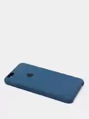 Темно-синий силиконовый чехол iPhone 6 Plus / 6S Plus, с открытым низом