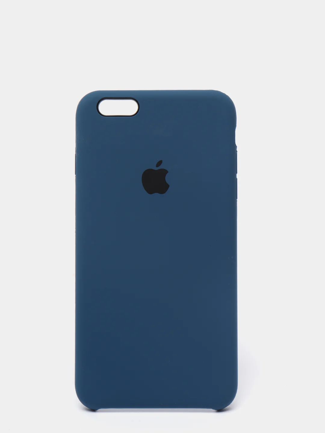 Темно-синий силиконовый чехол iPhone 6 Plus / 6S Plus, с открытым низом