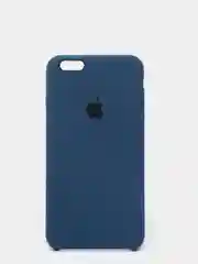 Темно-синий силиконовый чехол iPhone 6 Plus / 6S Plus, с открытым низом