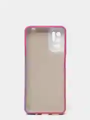 Розовый силиконовый чехол Xiaomi Poco M3 Pro, с защитой камеры, палитра с бархатом