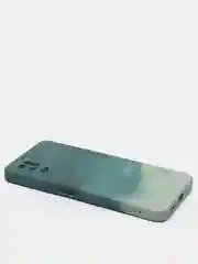 Зеленый силиконовый чехол Xiaomi Poco M3 Pro, с защитой камеры, палитра с бархатом