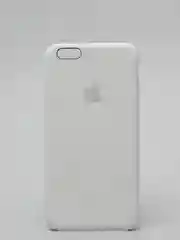 Белый силиконовый чехол iPhone 6 Plus / 6S Plus, с открытым низом
