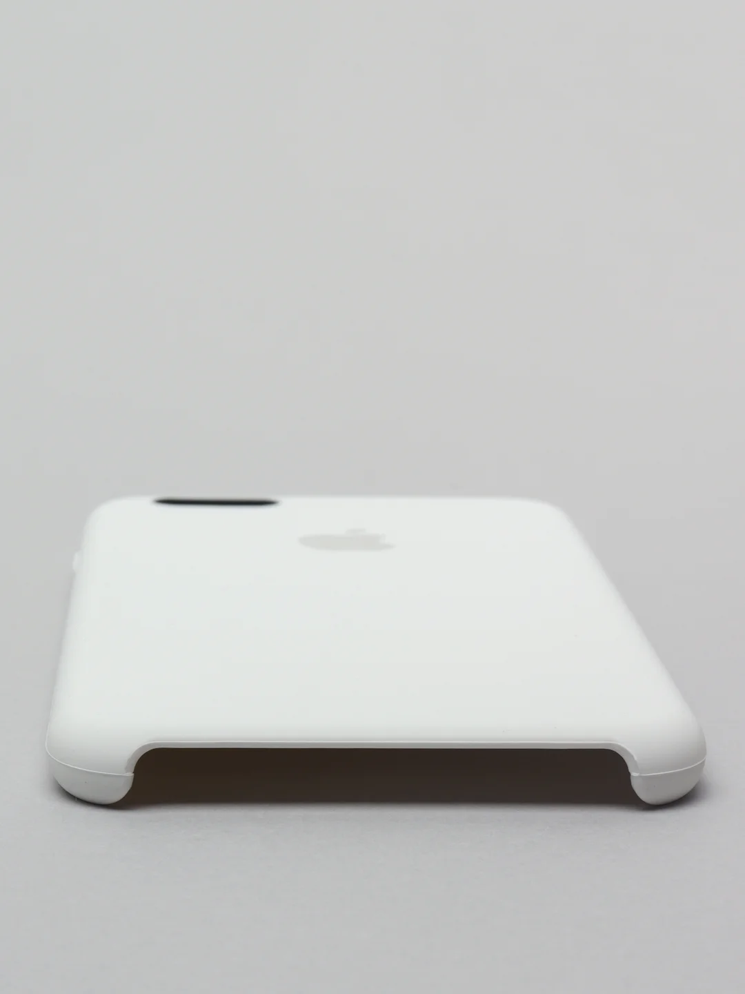 Белый силиконовый чехол iPhone 6 Plus / 6S Plus, с открытым низом