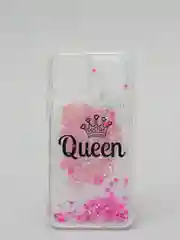 Розовый силиконовый чехол Переливашка для iPhone 12 Mini