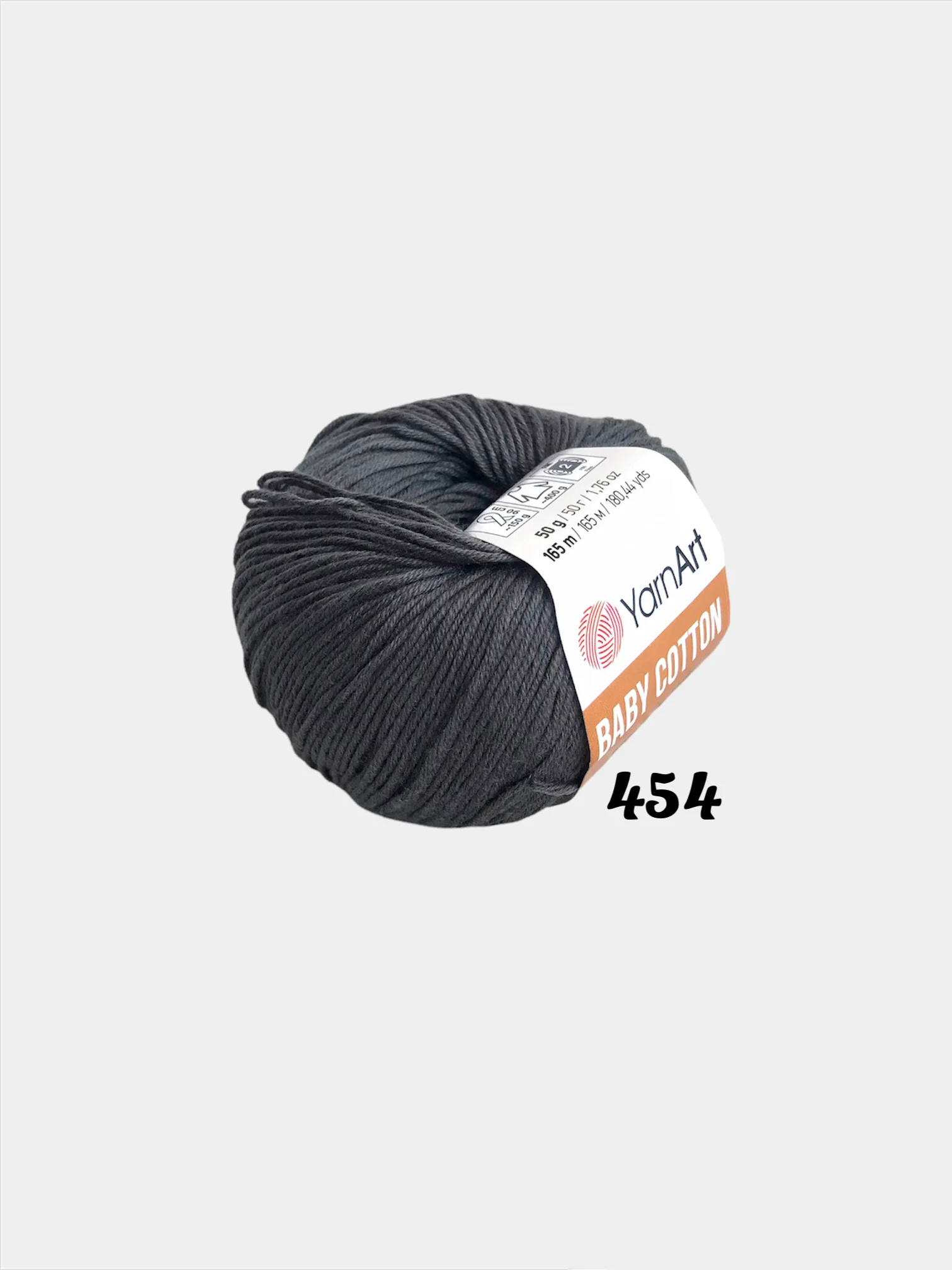 Бежевый пряжа YarnArt Baby Cotton, хлопок, акрил, 50 г, 165 м