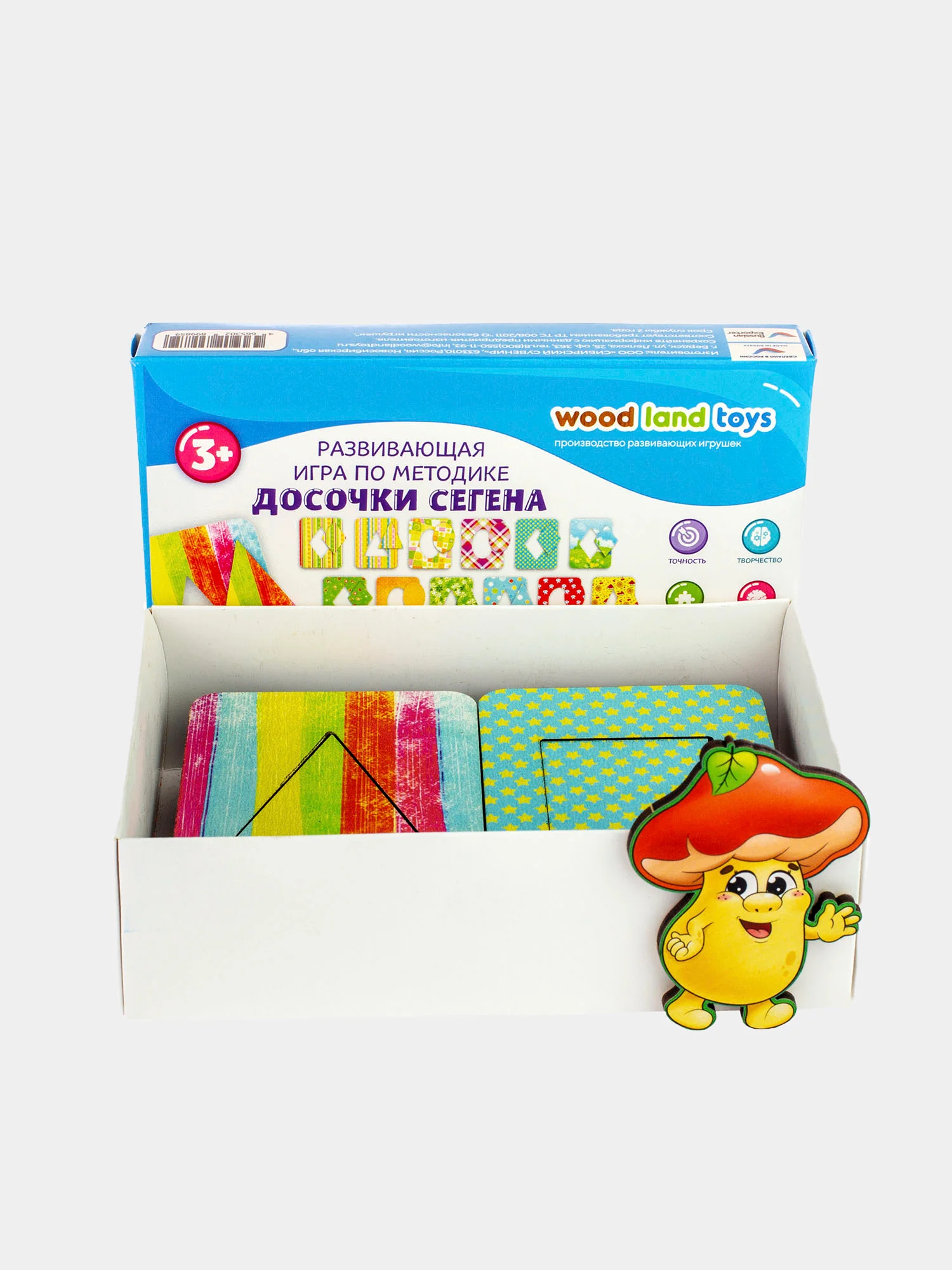 Развивающая игра для детей по методике "Досочки Сегена", сортер