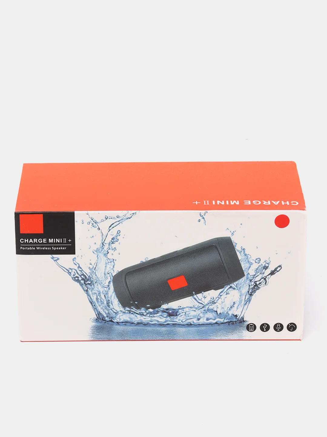 Красный портативная колонка Charge Mini 2+