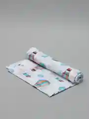 Мятный пеленка для новорожденных, муслиновая, хлопковая, детская, 90 х 110