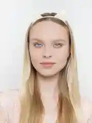 Ободок для волос "Ушки", 0,5 см, белый