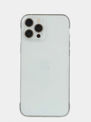 Чехол iPhone 12 / 12 Pro, 12 Pro Max без боковых граней прозрачный