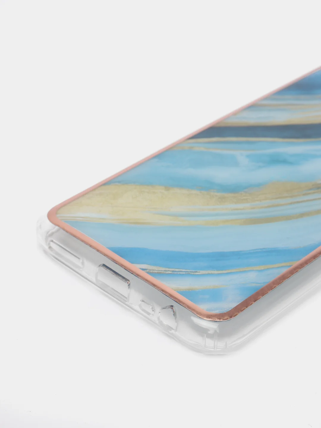 Лазурный чехол Xiaomi Redmi 9, Сяоми Редми 9 силиконовый с мраморным рисунком