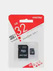 Карта памяти MICRO SD Smartbuy 4 gb / 8 gb / 16 gb / 32 gb / 64 gb / 128 gb( Гб ) class 10