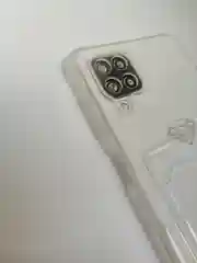 Прозрачный силиконовый прозрачный чехол с визитницей для моделей IPhone и Samsung