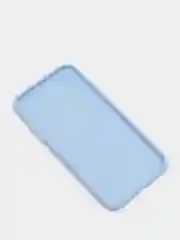Небесно-голубой чехол iPhone X / Xs силиконовый с закрывающейся камерой