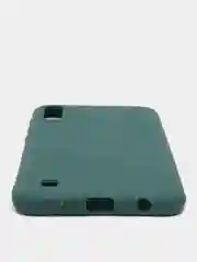 Зеленый чехол силиконовый для Samsung Galaxy A10 (Самсунг Галакси А10), цветной, матовый
