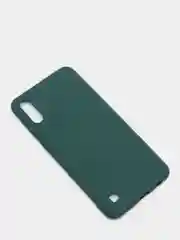 Зеленый чехол силиконовый для Samsung Galaxy A10 (Самсунг Галакси А10), цветной, матовый