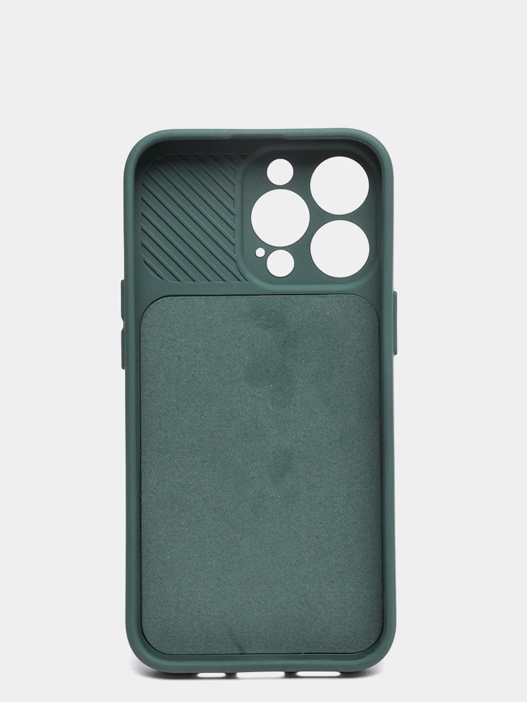 Тёмно-зелёный чехол для iPhone 11, 13, 12, Pro, Max, Mini, защита камеры, бархатный