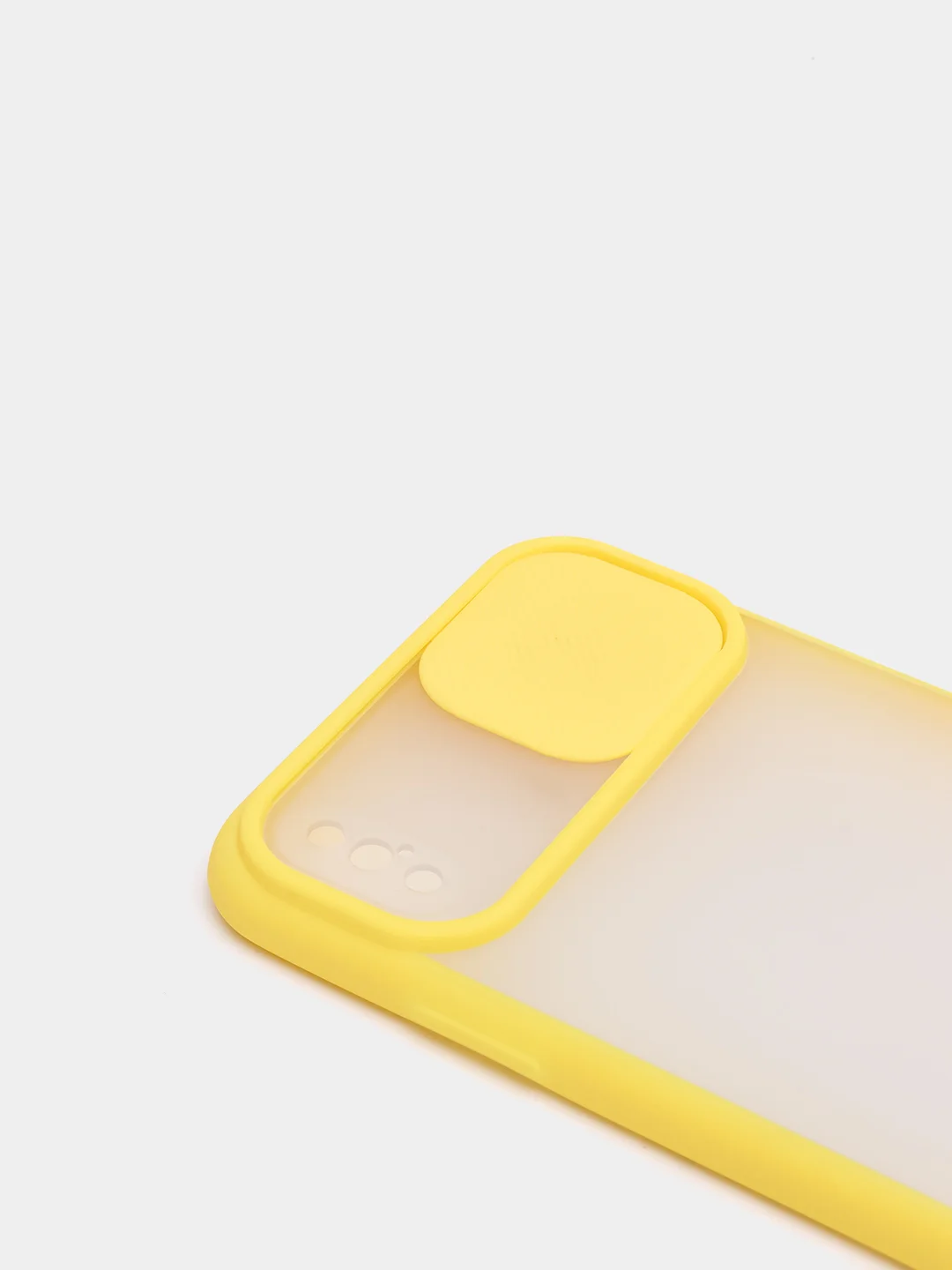 Желтый чехол с защитой для камеры на iPhone (Айфон) 6 Plus, 7, XS, 11 Pro Max, 12 mini, 13 Pro
