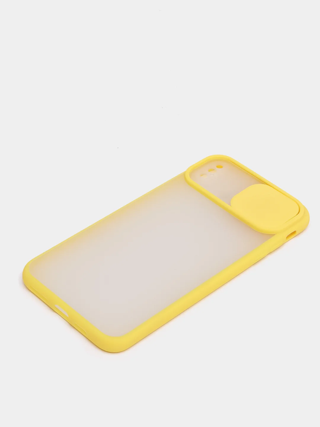 Желтый чехол с защитой для камеры на iPhone (Айфон) 6 Plus, 7, XS, 11 Pro Max, 12 mini, 13 Pro