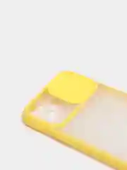 Желтый чехол с защитой для камеры на iPhone (Айфон) 6 Plus, 7, XS, 11 Pro Max, 12 mini, 13 Pro