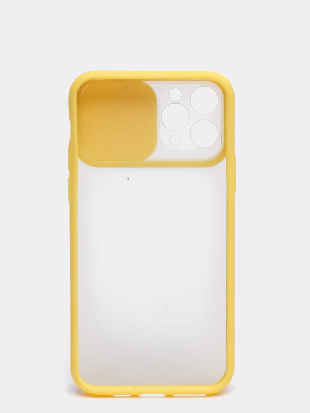 Желтый чехол с защитой для камеры на iPhone (Айфон) 6 Plus, 7, XS, 11 Pro Max, 12 mini, 13 Pro