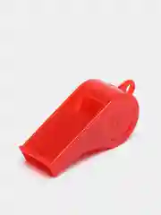 Красный свисток спортивный, пластиковый