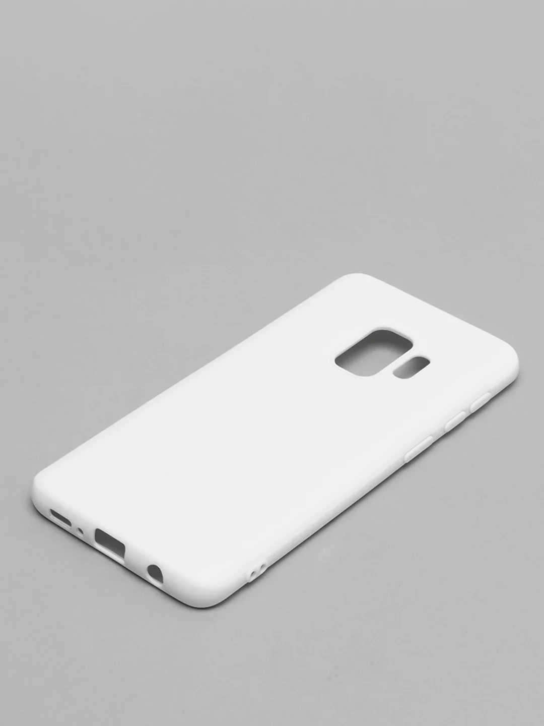 Белый чехол на Samsung (Самсунг) S8, S9, S9 plus, S10, S10 plus, S10e