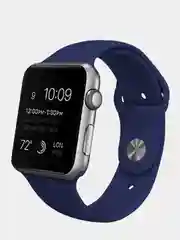 Темно-синий силиконовый ремешок для Apple Watch X22 PRO М36 М16 М26 Х7 38/40/42/44