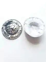 Серый меланж декоративная шляпка с пайетками