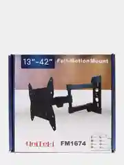 Кронштейн наклонно-поворотный для телевизора UNITEKI FMN1674, черный