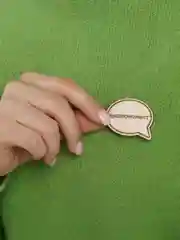 Белый деревянные значки "Юрист"