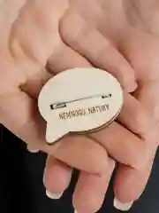Серый деревянные значки "Юрист"