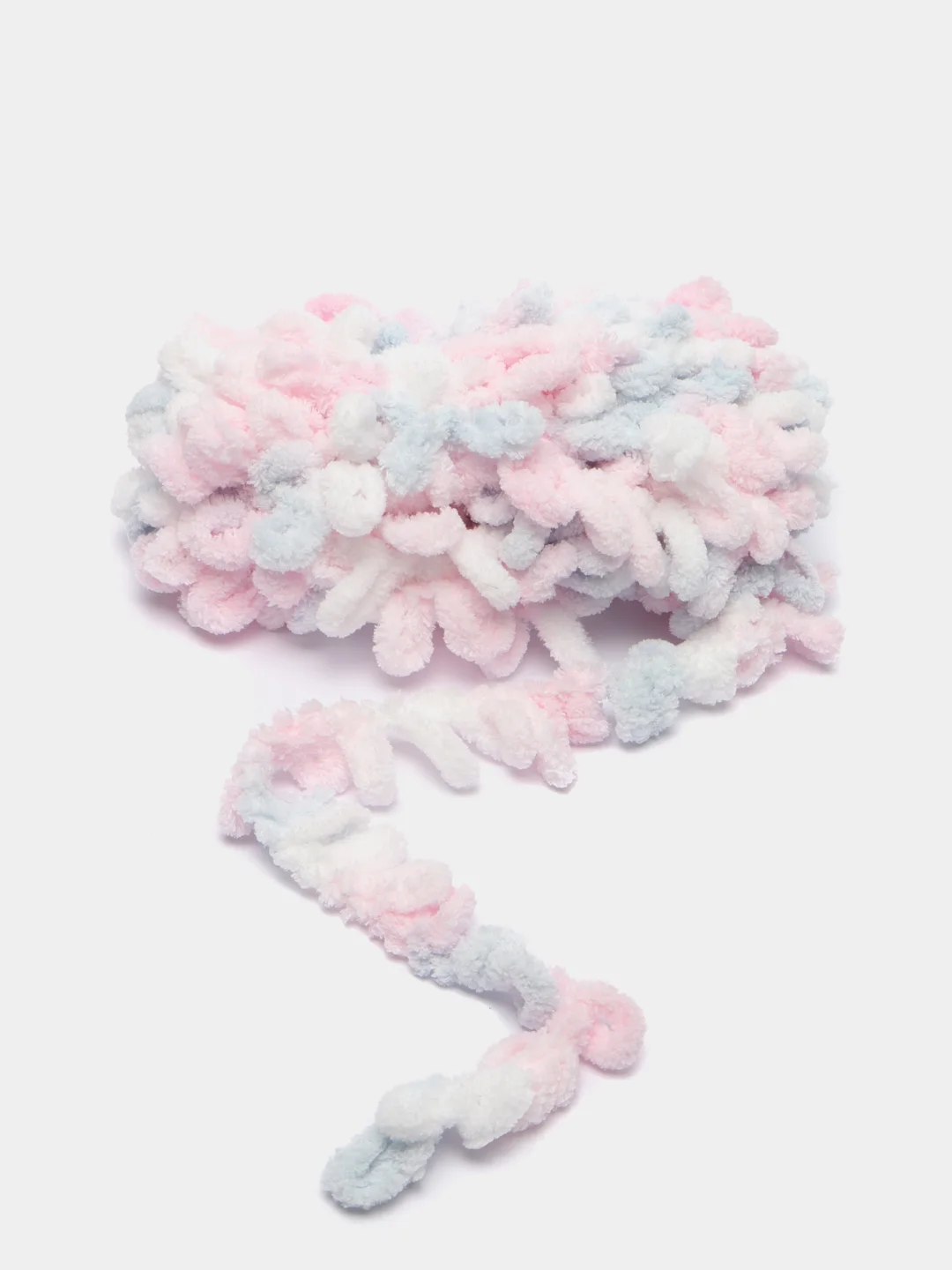Серый металлик пряжа Alize Puffy Color