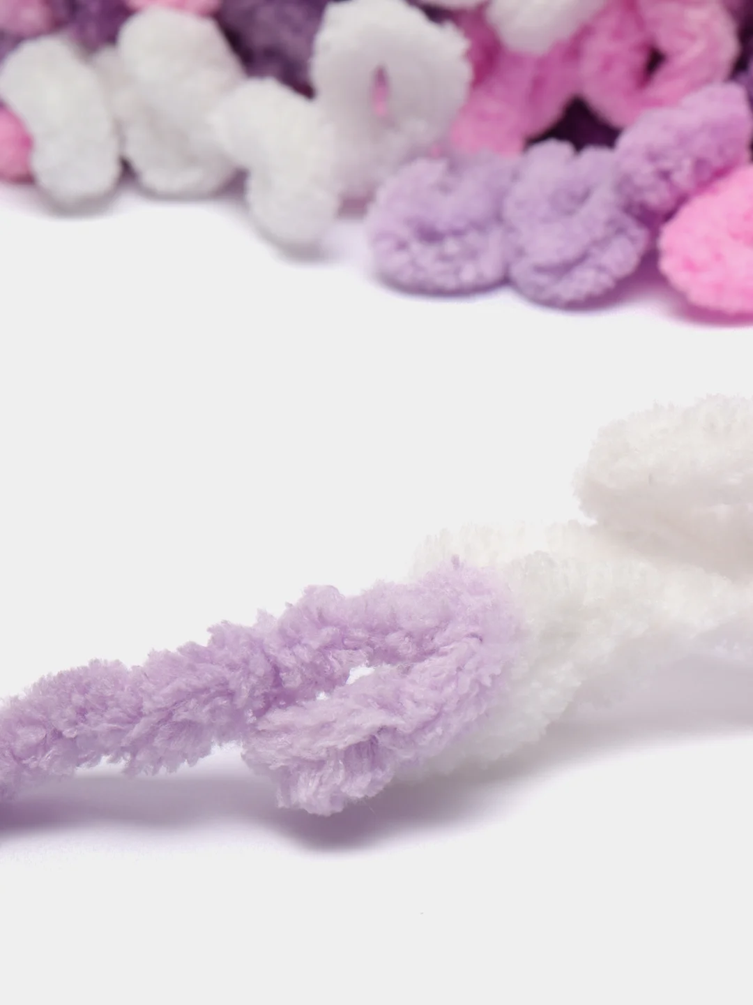 Фиолетовый пряжа Alize Puffy Color