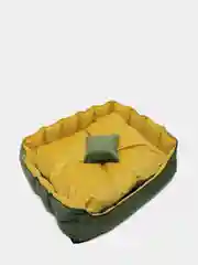 Зеленый лежанка для домашних животных, для кошек и собак, прямоугольная, 60*50*20