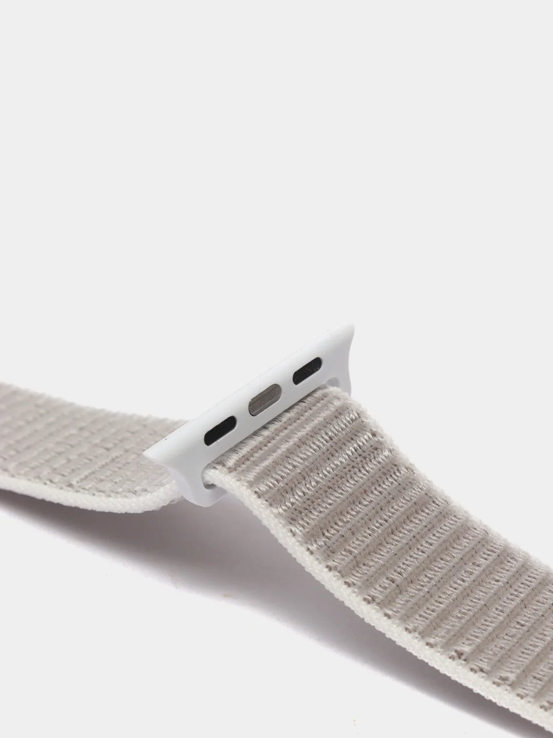 Серебряный нейлоновый ремешок для Apple Watch