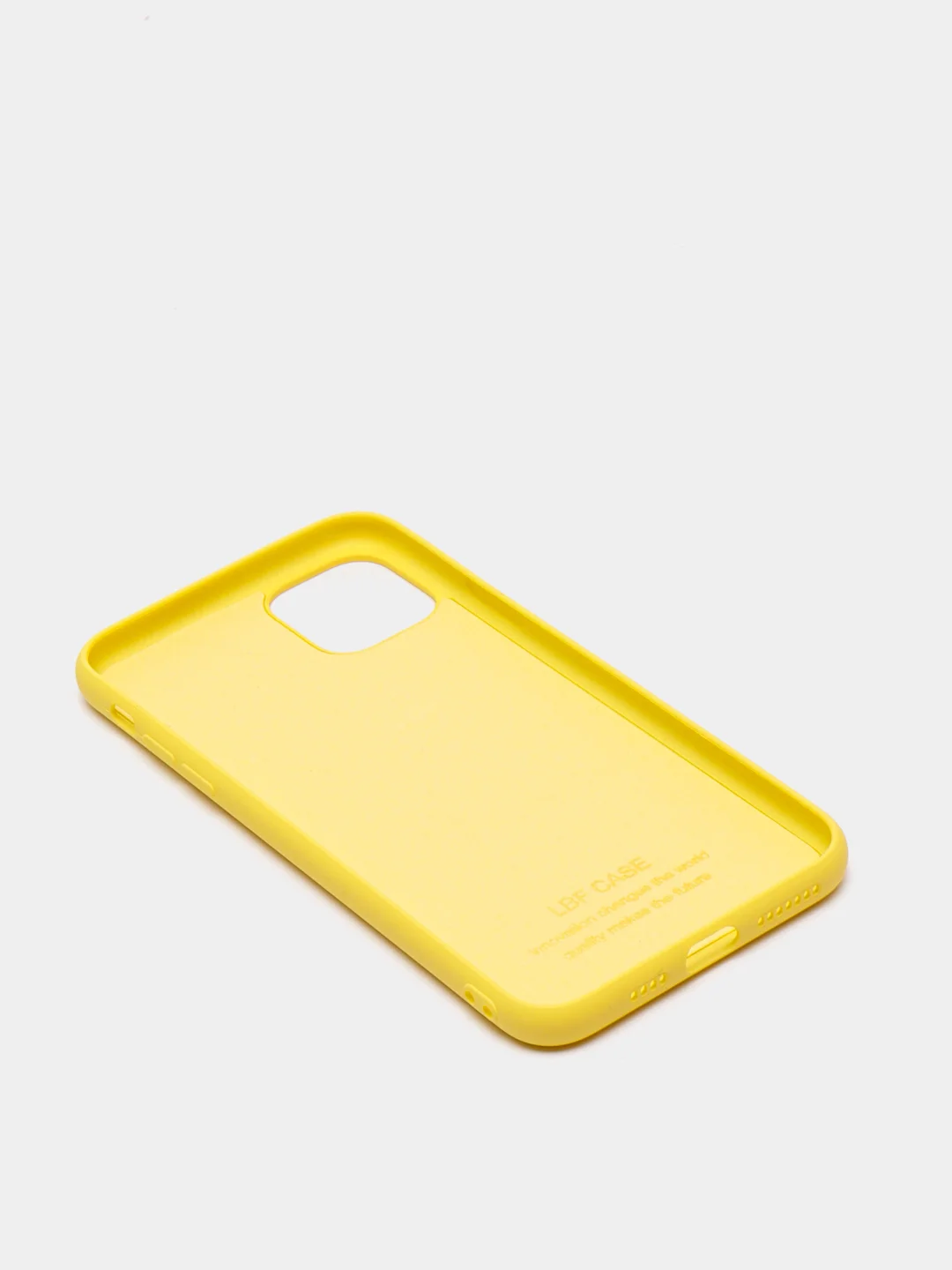 Желтый чехол для Apple iPhone 11 Pro Max силиконовый