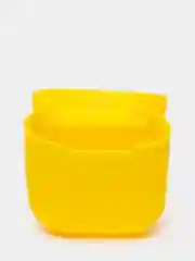 Желтый силиконовый чехол для Apple AirPods 1 и AirPods 2