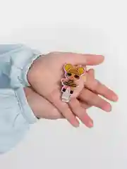 Серый детская заколка для волос
