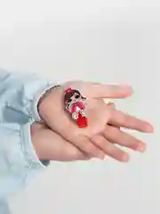 Красный детская заколка для волос