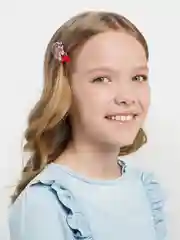 Красный детская заколка для волос
