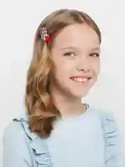 Красный детская заколка для волос