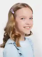 Лавандовый детская заколка для волос