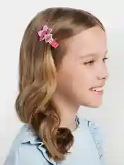 Коралловый детская заколка для волос