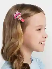Коралловый детская заколка для волос