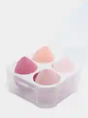 Розовый набор спонжей для макияжа, 4 штуки