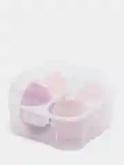Розовый набор спонжей для макияжа, 4 штуки