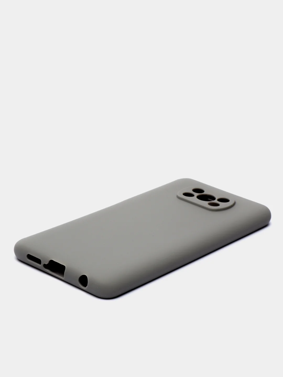 Серый чехол Xiaomi Poco X3 NFC / Poco X3 Pro, силиконовый